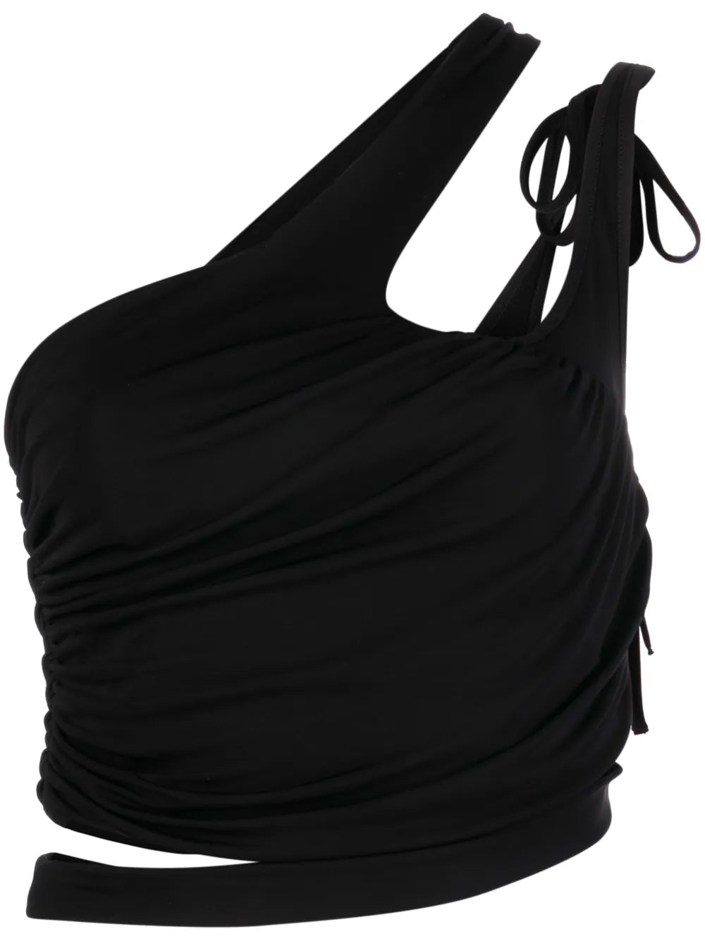 Draped Cropped Top