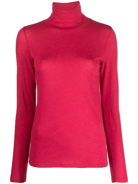 Long-Sleeved Roll-Neck Top