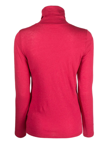 Long-Sleeved Roll-Neck Top
