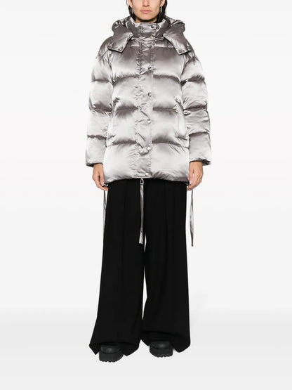 Satin-Finish Padded Coat