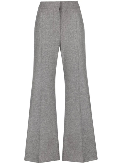 Flared Felted Trousers