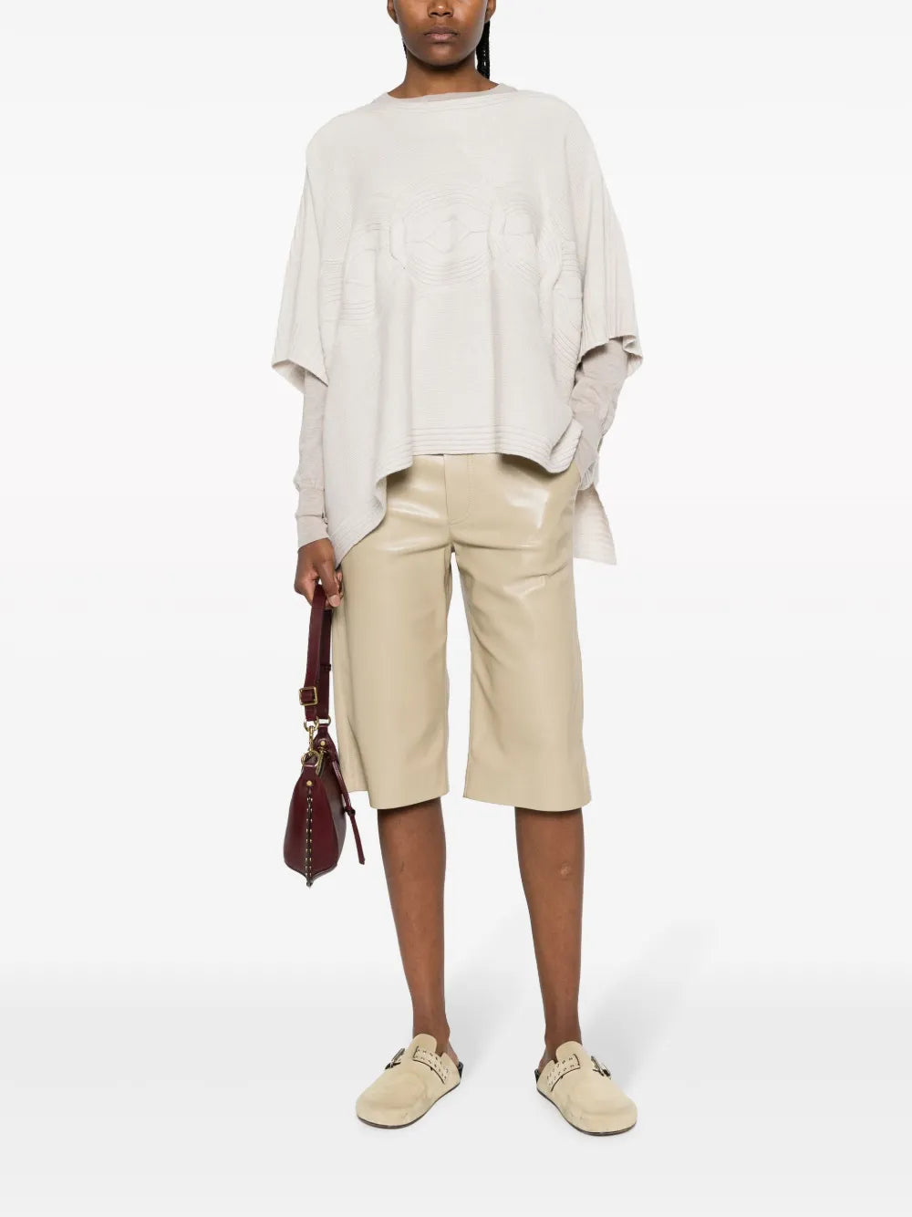Fine-Knitted Kaftan Jumper