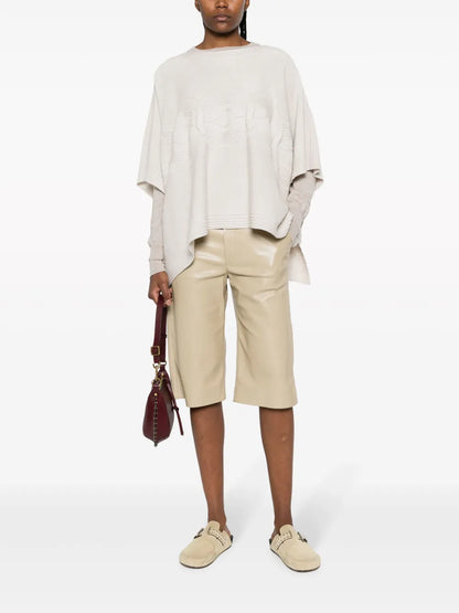 Fine-Knitted Kaftan Jumper