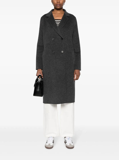 Double-Breasted Wool Coat