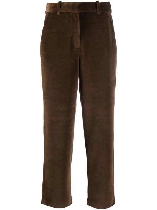 Velour Chino Trousers