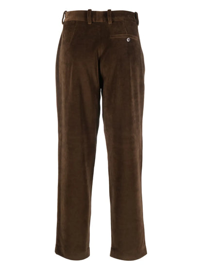 Velour Chino Trousers