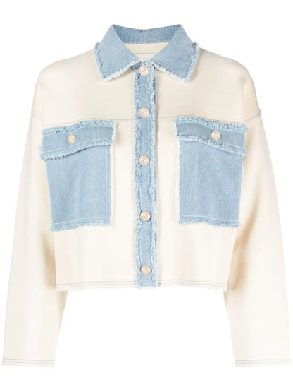 Two-Tone Denim Jacket