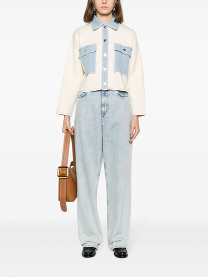 Two-Tone Denim Jacket