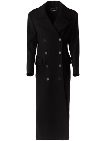 Double-Breasted Wool Coat