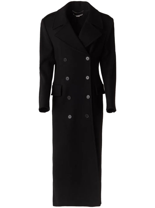 Double-Breasted Wool Coat