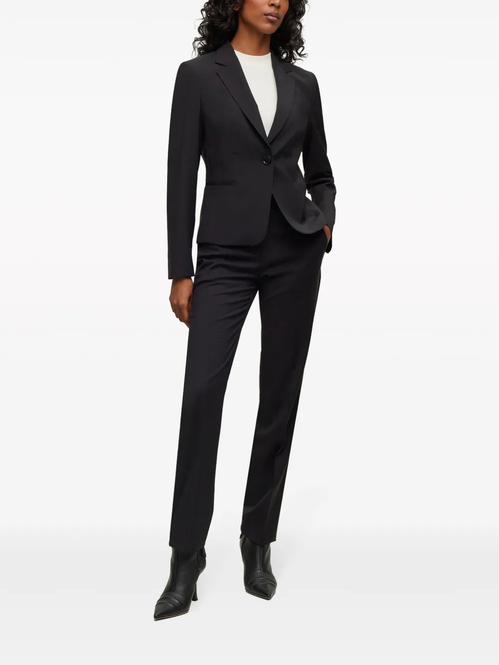 Single-Breasted Notch-Lapels Blazer