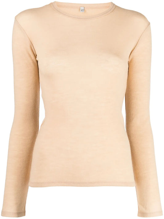 Fine-Knit Wool Jumper