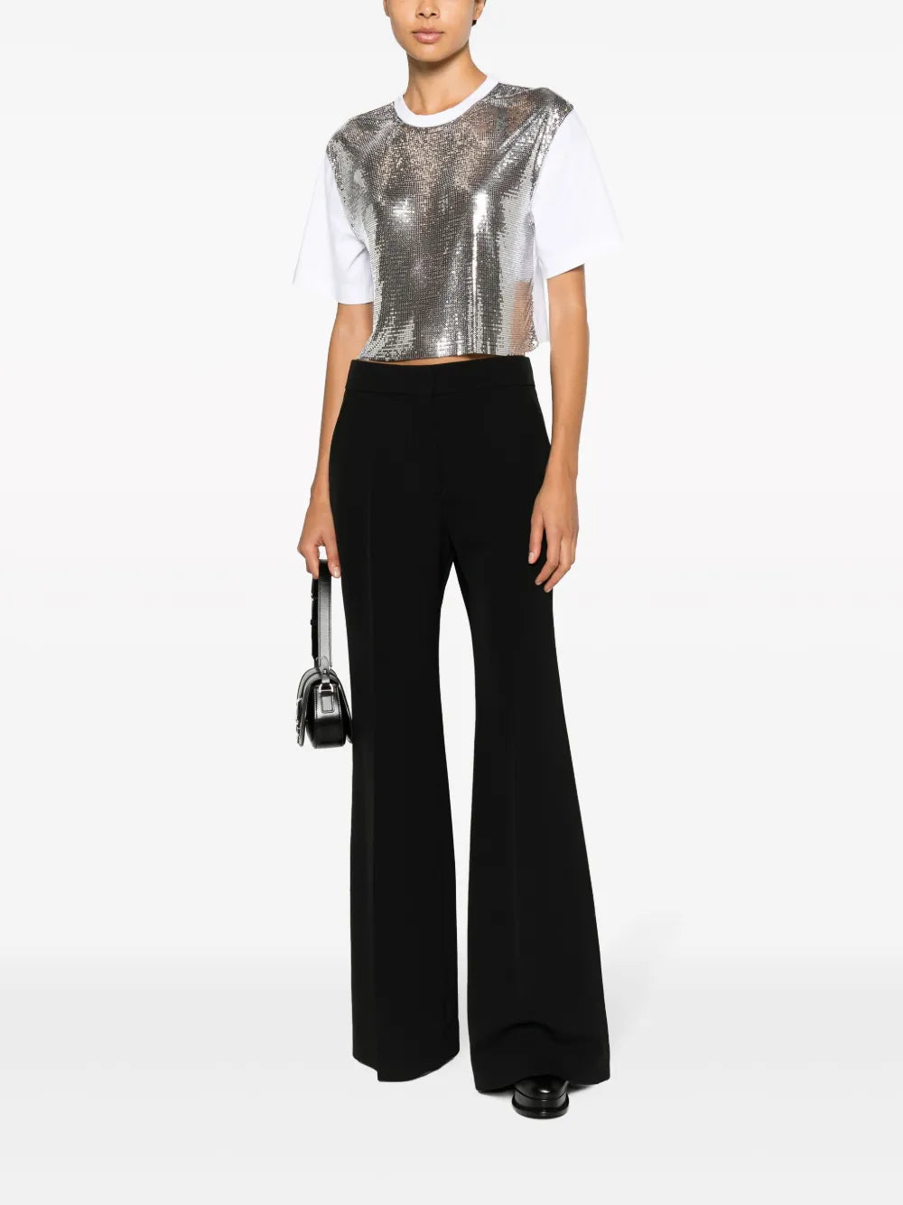 Metallic Mesh T-Shirt
