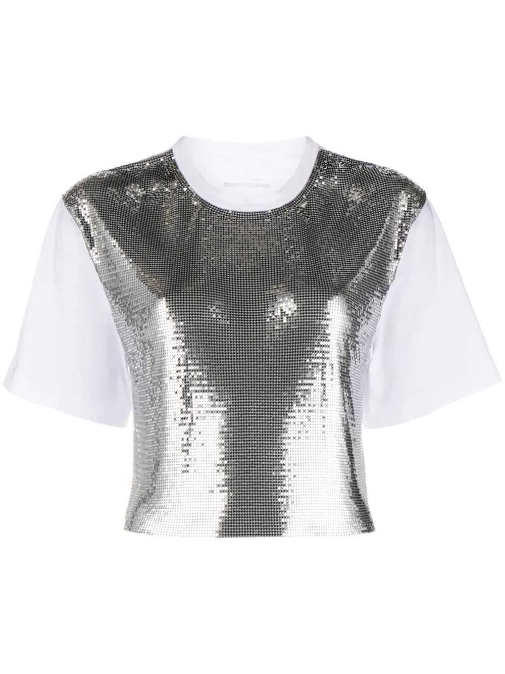 Metallic Mesh T-Shirt