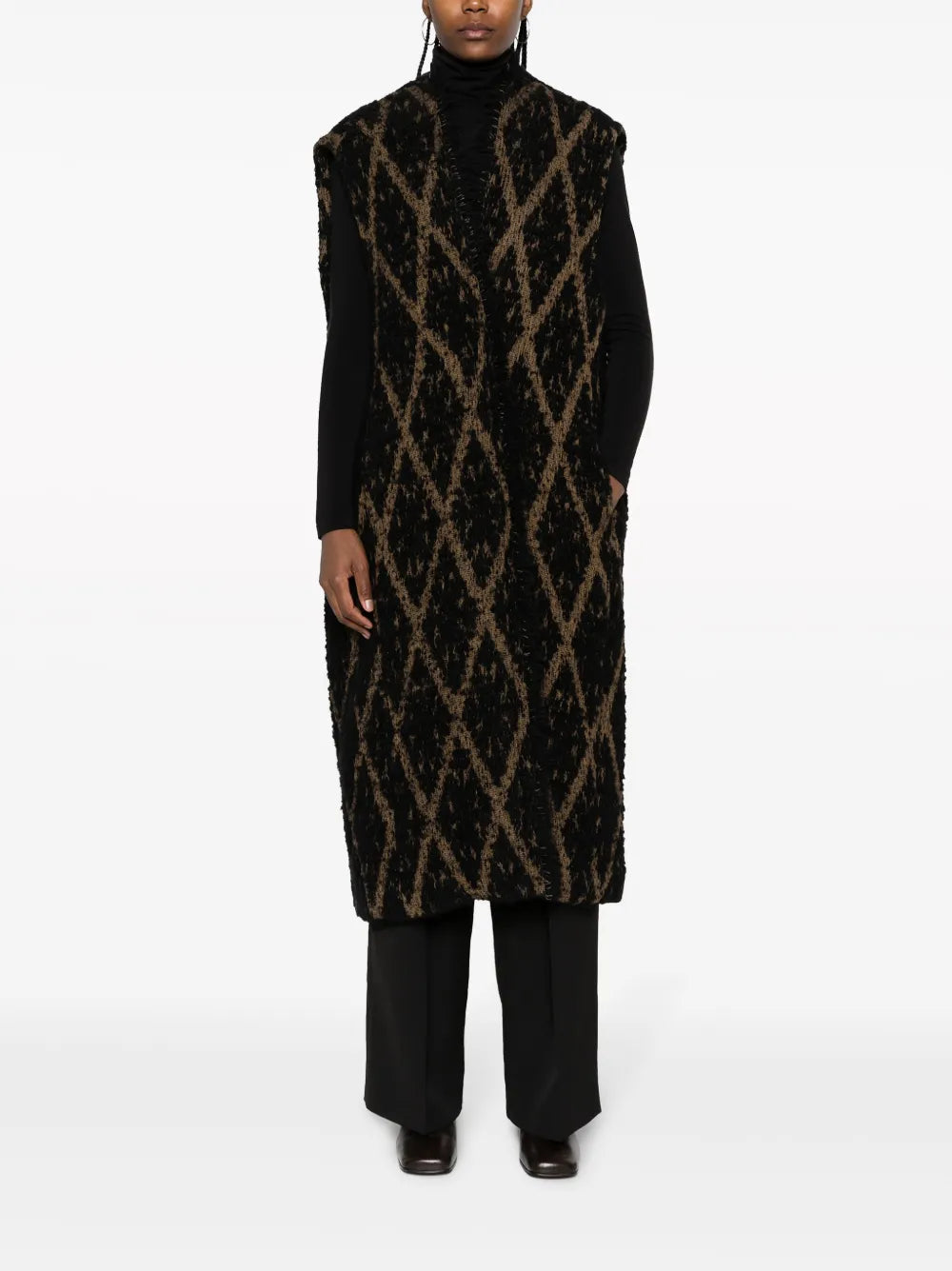 Diamond-Pattern Gilet