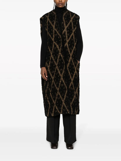 Diamond-Pattern Gilet