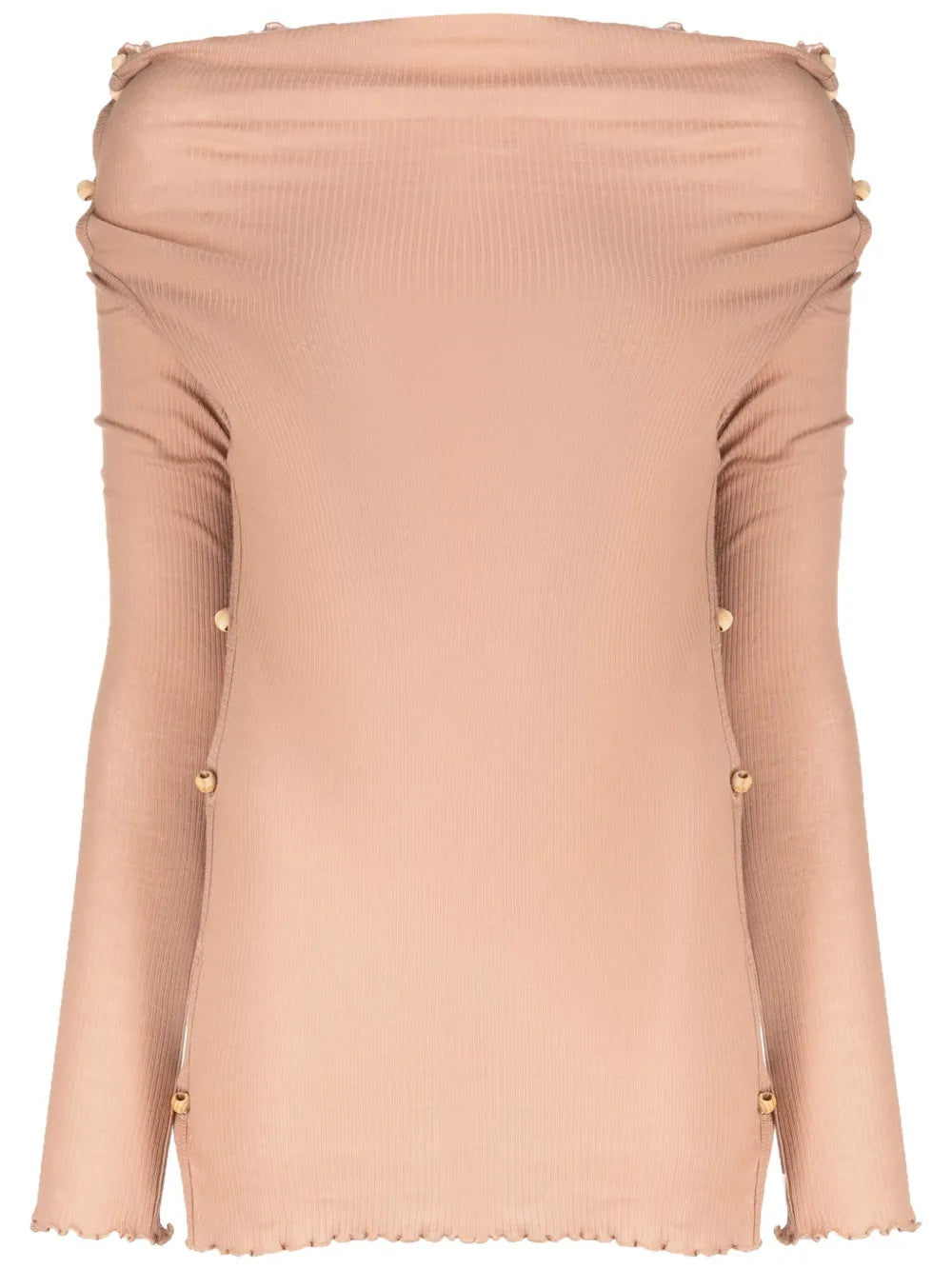 Tav Bead-Embellished Ribbed-Knit Jumper