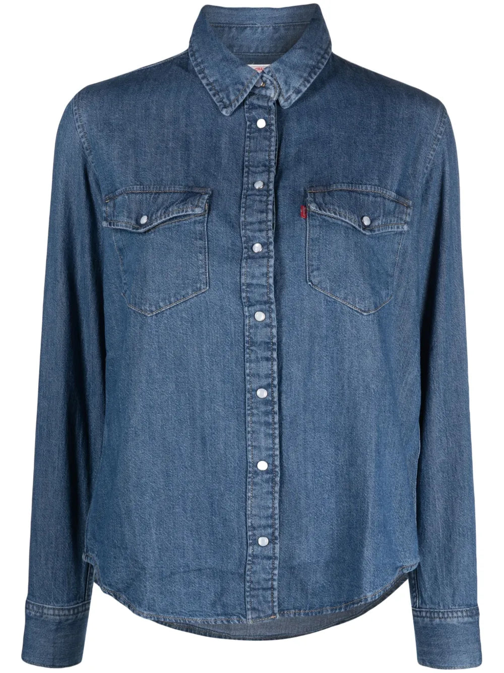 Long-Sleeve Denim Shirt