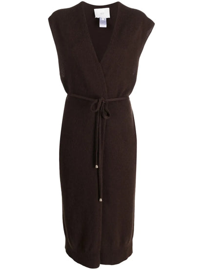 V-Neck Cashmere Cardi-Coat