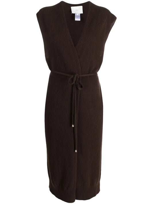 V-Neck Cashmere Cardi-Coat