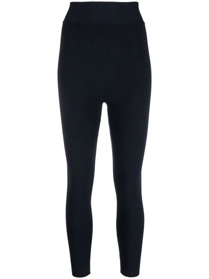 High-Waisted Elasticated-Waistband Leggings