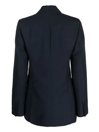 Single-Breasted Notched Blazer