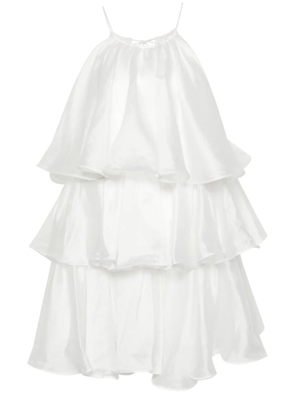 Halterneck Tiered Minidress