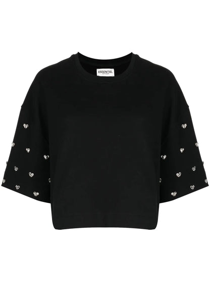 Etui Rhinestone-Embellished Sweatshirt