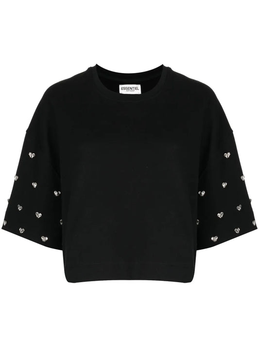 Etui Rhinestone-Embellished Sweatshirt