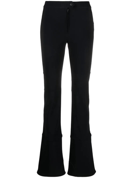 High-Waist Flared Trousers