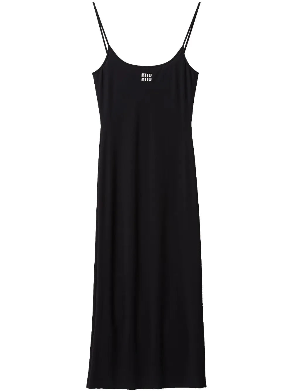 Logo-Print Jersey Midi Dress
