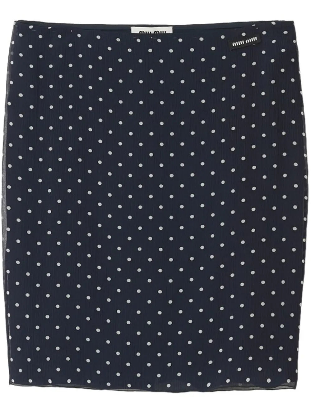 Polka-Dot Midi Skirt
