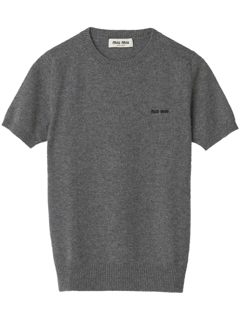 Logo-Intarsia Cashmere Top