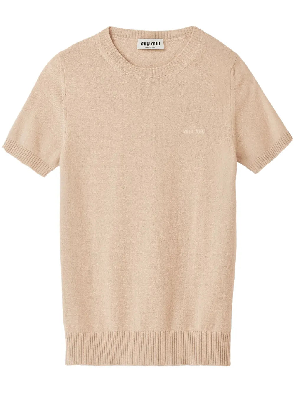 Logo-Intarsia Cashmere Top