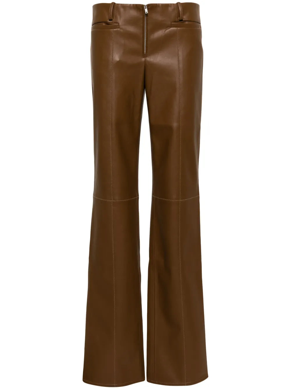 Cida Faux-Leather Trousers