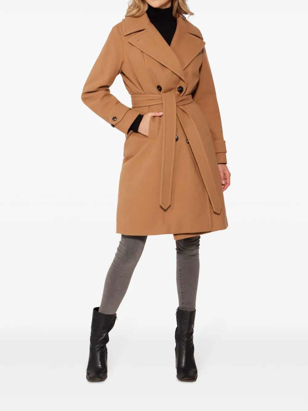 City Double-Breasted Coat