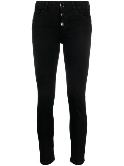 Mid-Rise Skinny-Cut Jeans