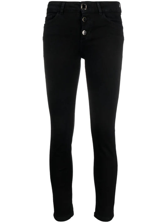 Mid-Rise Skinny-Cut Jeans