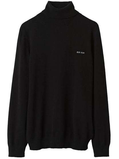 Roll-Neck Wool Jumper