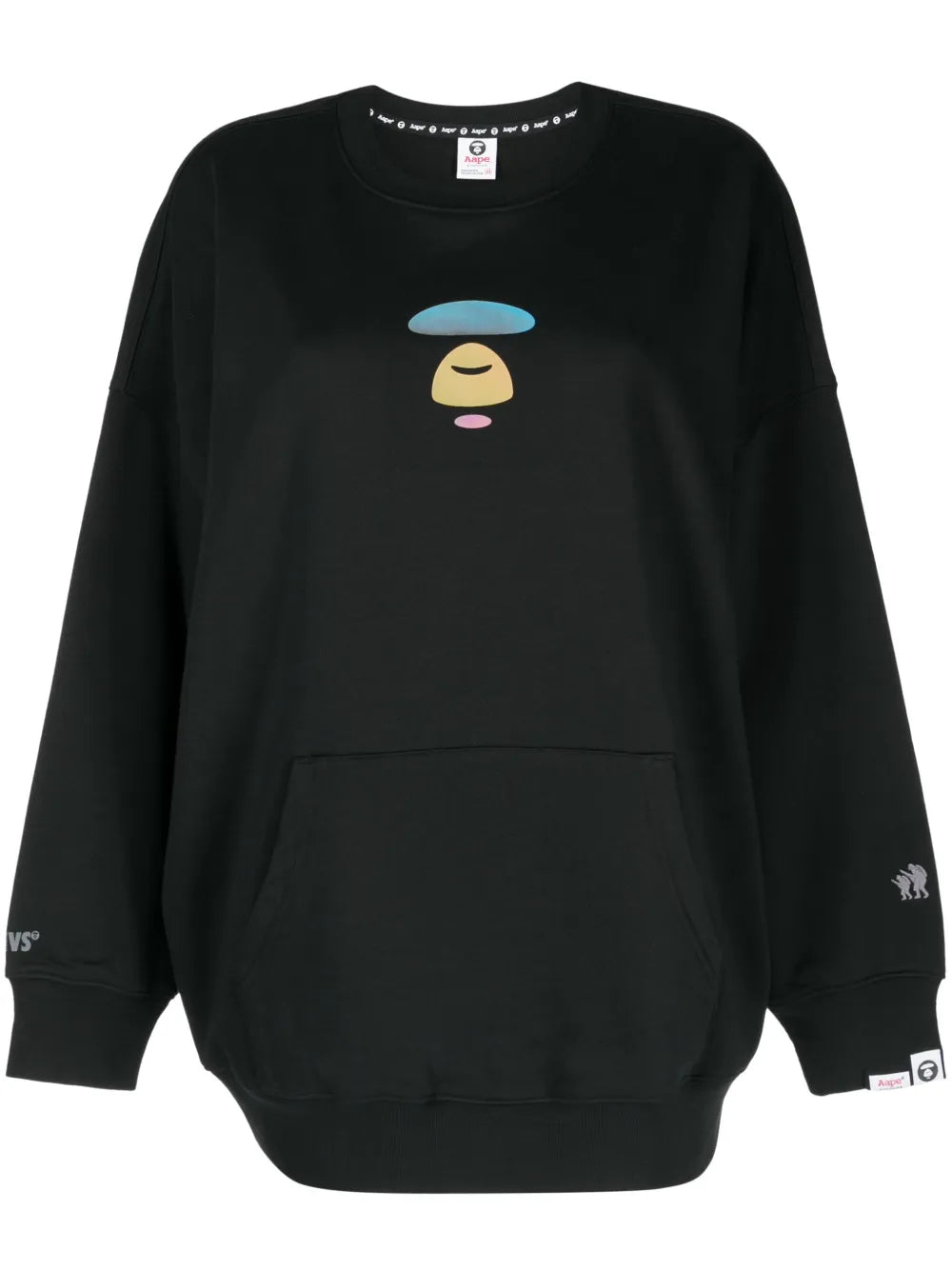 Logo-Patch Cotton Sweatshirt