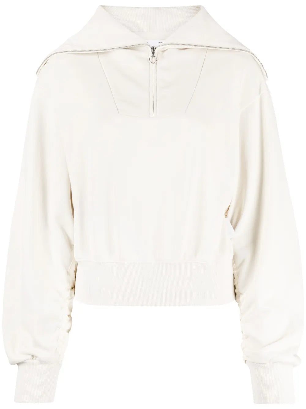 Logo-Patch Half-Zip Sweatshirt