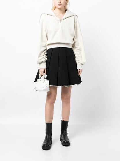 Logo-Patch Half-Zip Sweatshirt