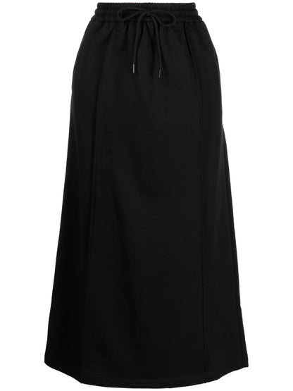 High-Waisted Track Skirt