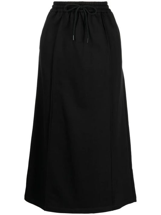High-Waisted Track Skirt