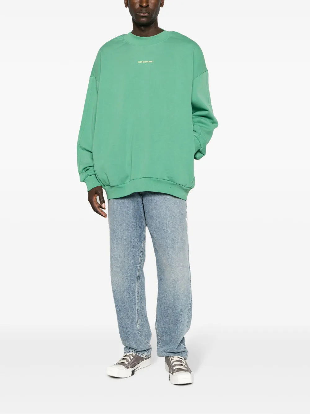 Mandala Logo-Embossed Sweatshirt