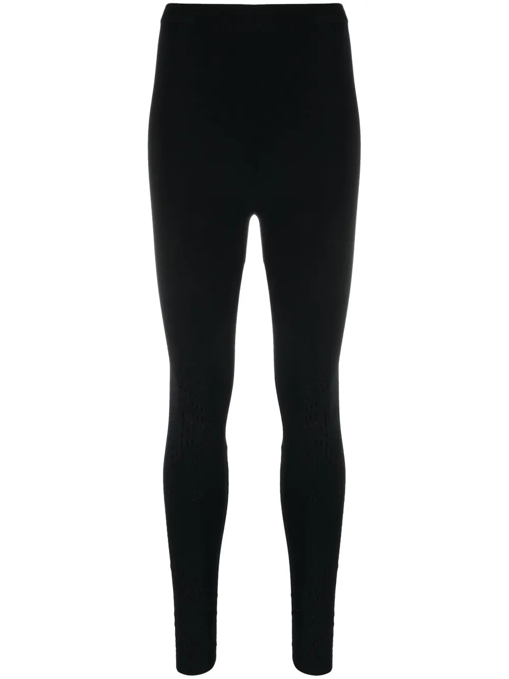 Perforated High-Waist Leggings