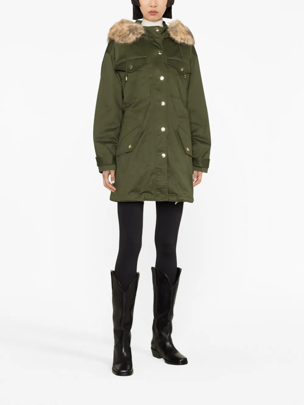 Faux Fur-Trim Parka