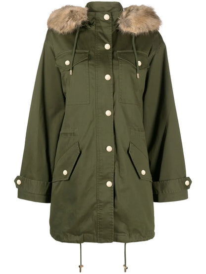 Faux Fur-Trim Parka