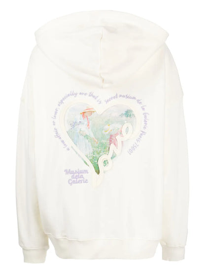 Logo-Print Jersey Hoodie
