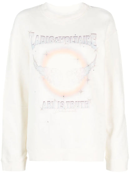 Logo-Print Jersey Sweatshirt